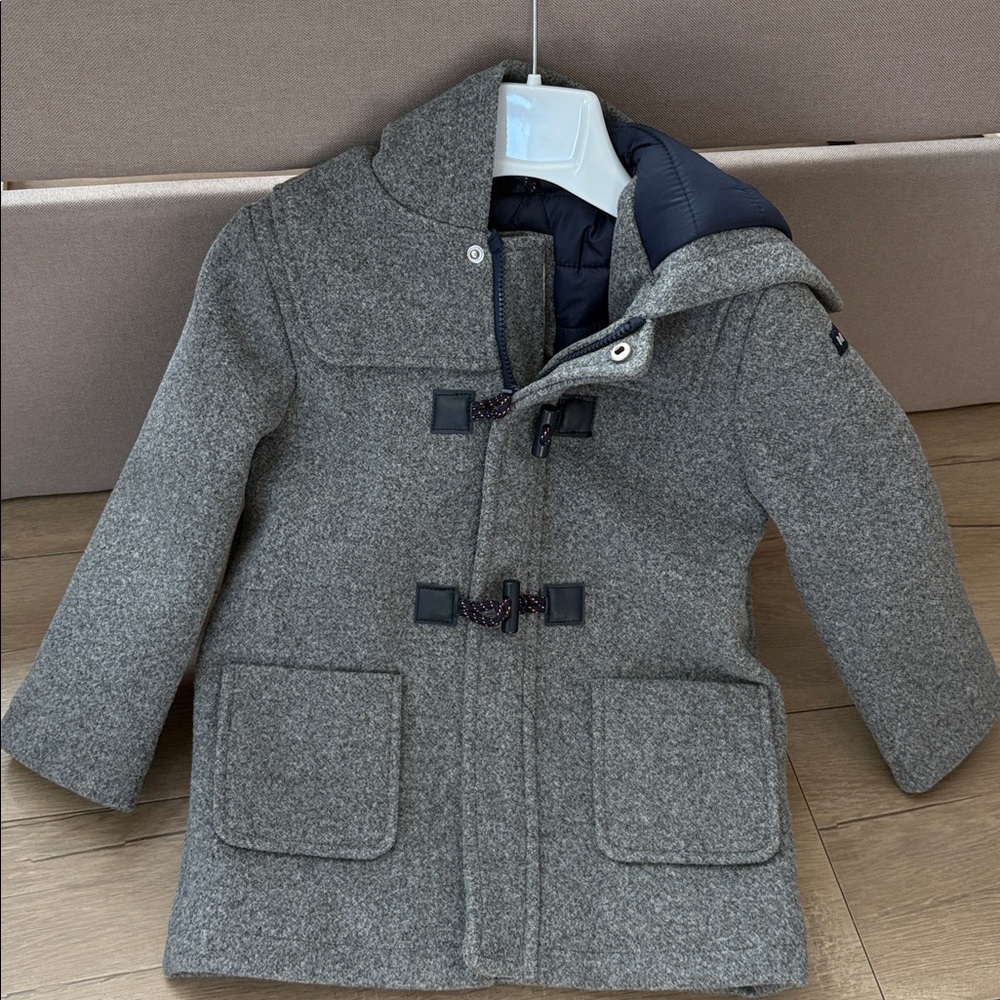 Mayoral Gray Hooded Coat